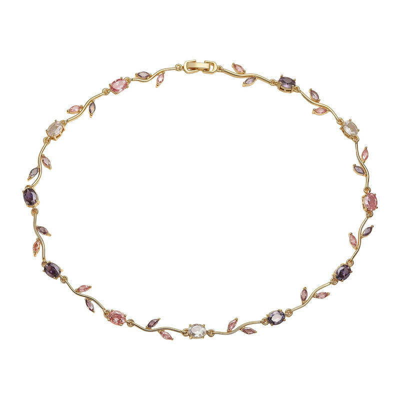 Ottilie Vine Multicolor Floral Necklace
