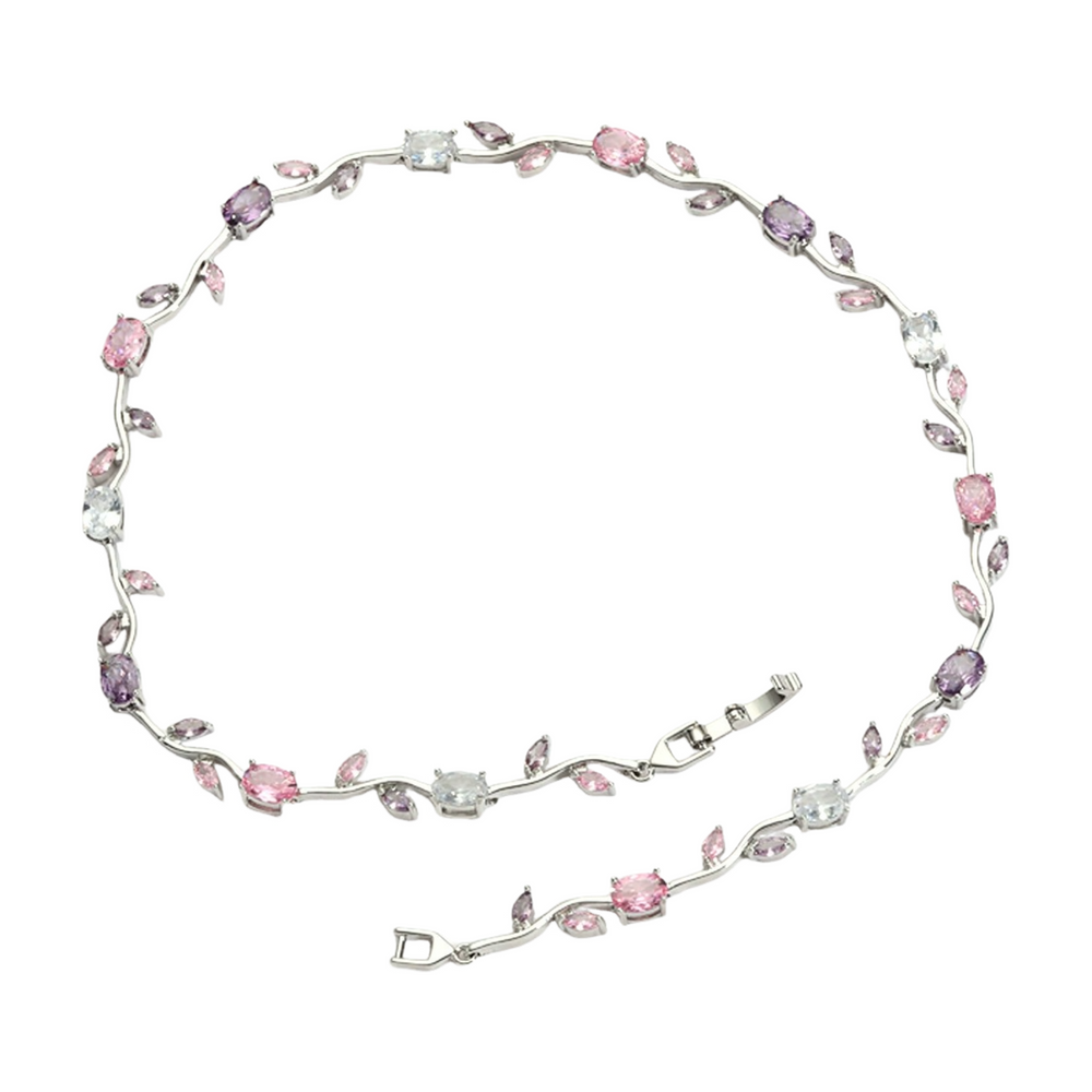 Ottilie Vine Multicolor Floral Necklace