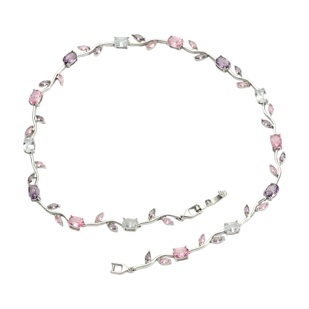 Ottilie Vine Multicolor Floral Necklace