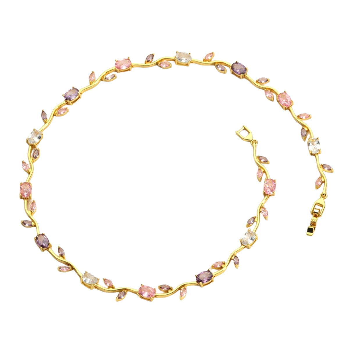 Ottilie Vine Multicolor Floral Necklace