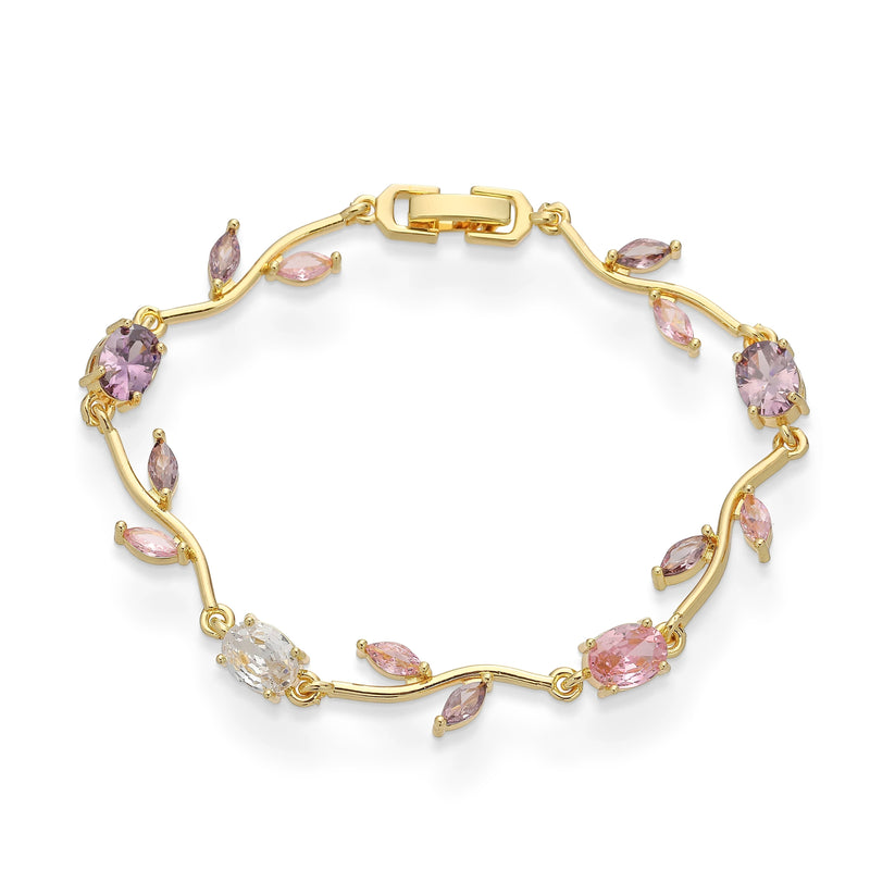 Ottilie Vine Multiple Color Floral Bracelet