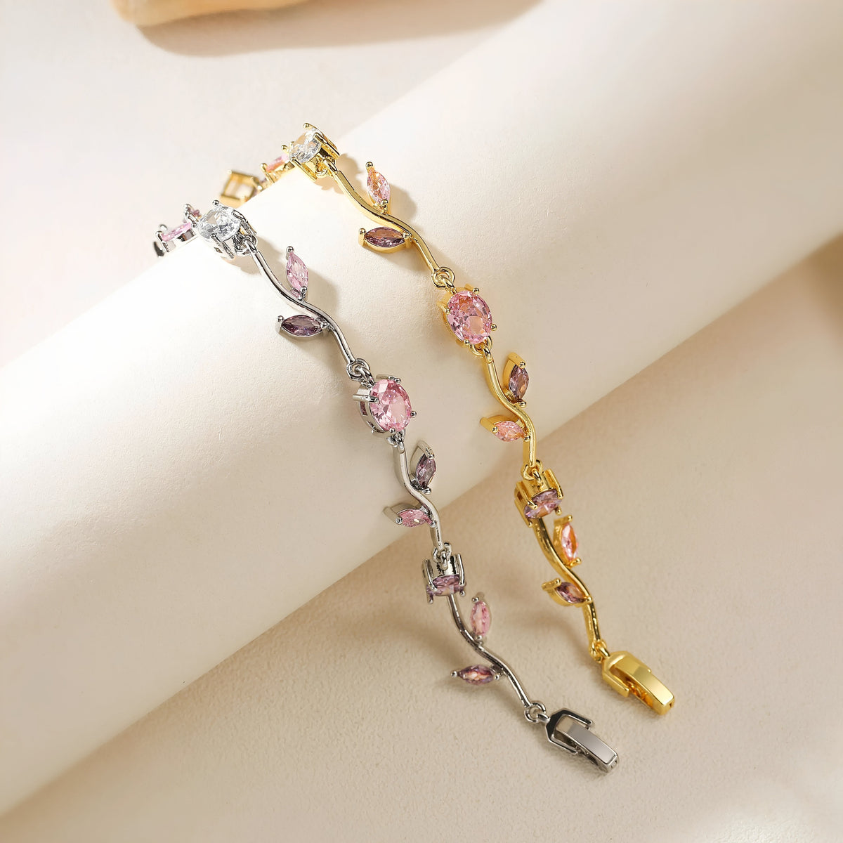 Ottilie Vine Multiple Color Floral Bracelet