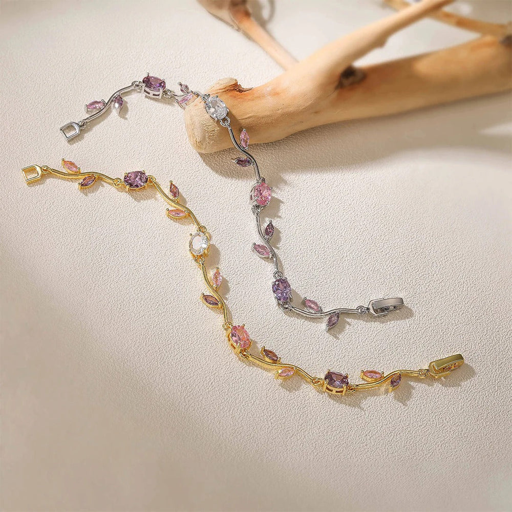 Ottilie Vine Multiple Color Floral Bracelet