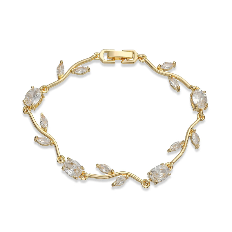 Ottilie Vine White Floral Bracelet