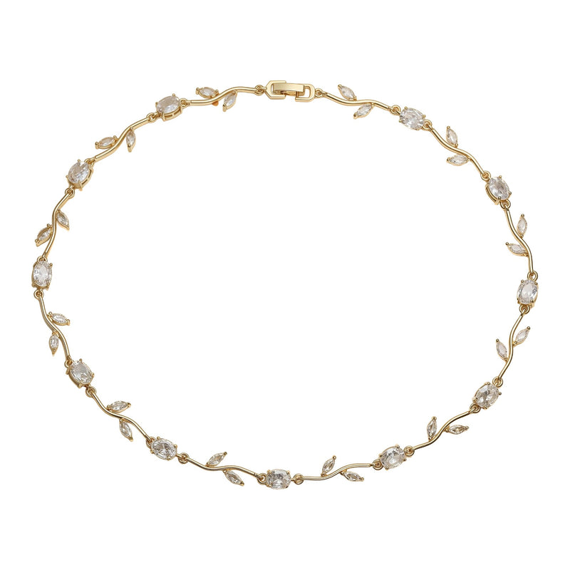 Ottilie Vine White Floral Necklace
