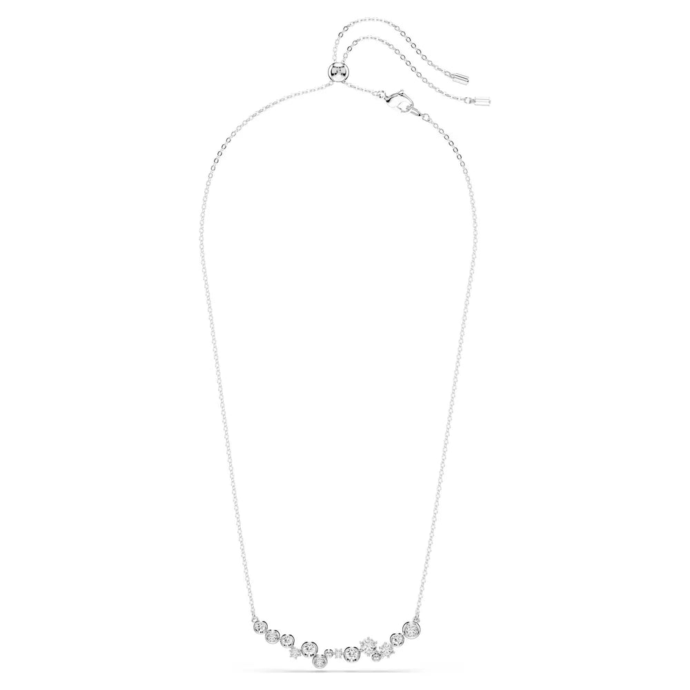 Pamela White Curved Necklace