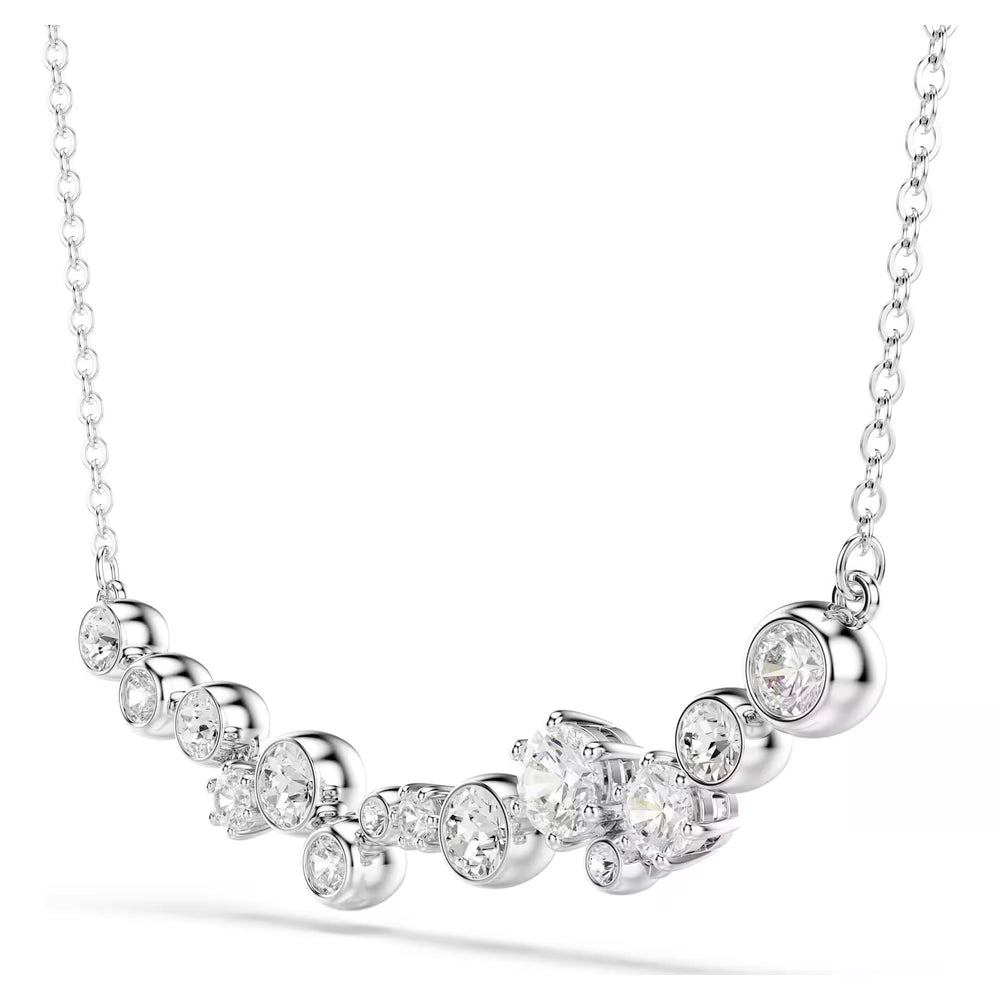 Pamela White Curved Necklace