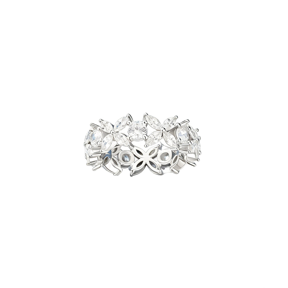 Papillon De Lumière White Butterfly Ring