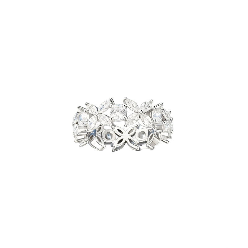 Papillon De Lumière White Butterfly Ring