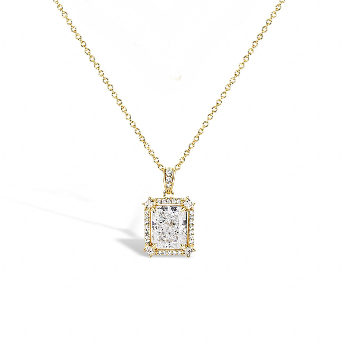 Patricia 14K Gold Radiant Necklace