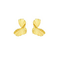 Paula 14K Gold Fan Stud Earrings