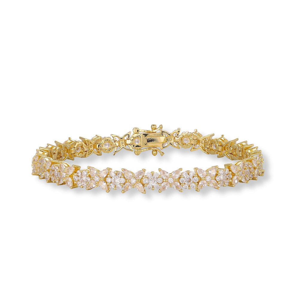 Paulin 14K Gold Floral Bracelet