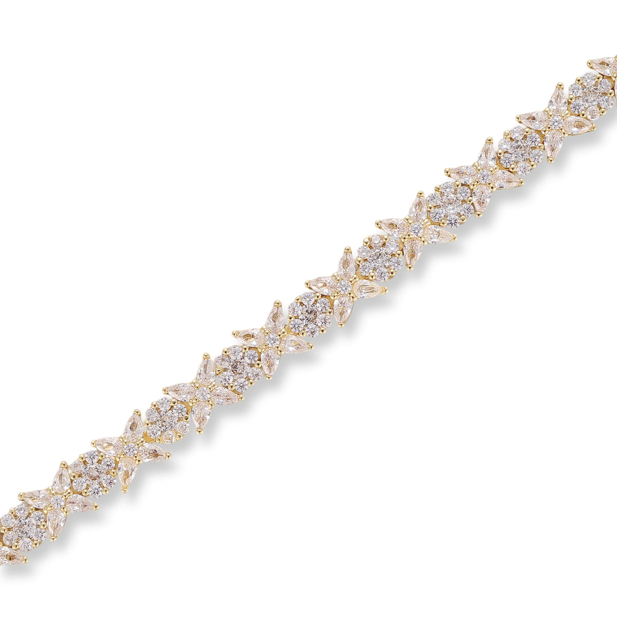 Paulin 14K Gold Floral Bracelet