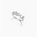 Perline White Wave Ring