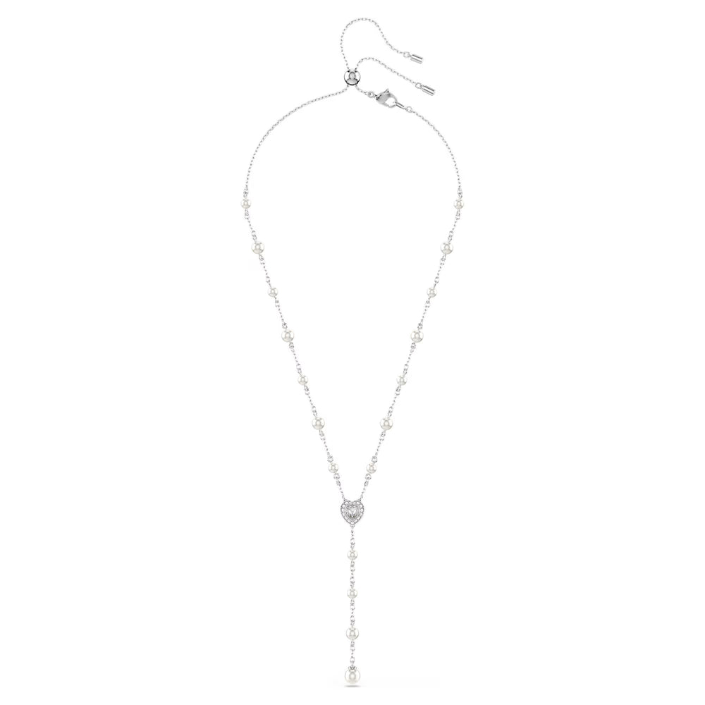 Petra Silver Heart Pearl Necklace