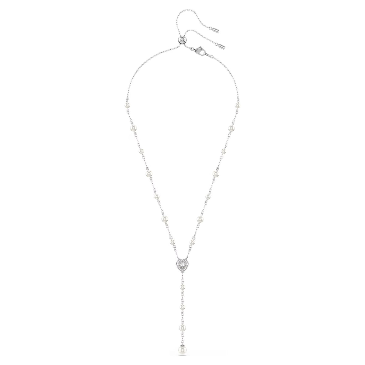 Petra Silver Heart Pearl Necklace