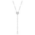 Petra Silver Heart Pearl Necklace