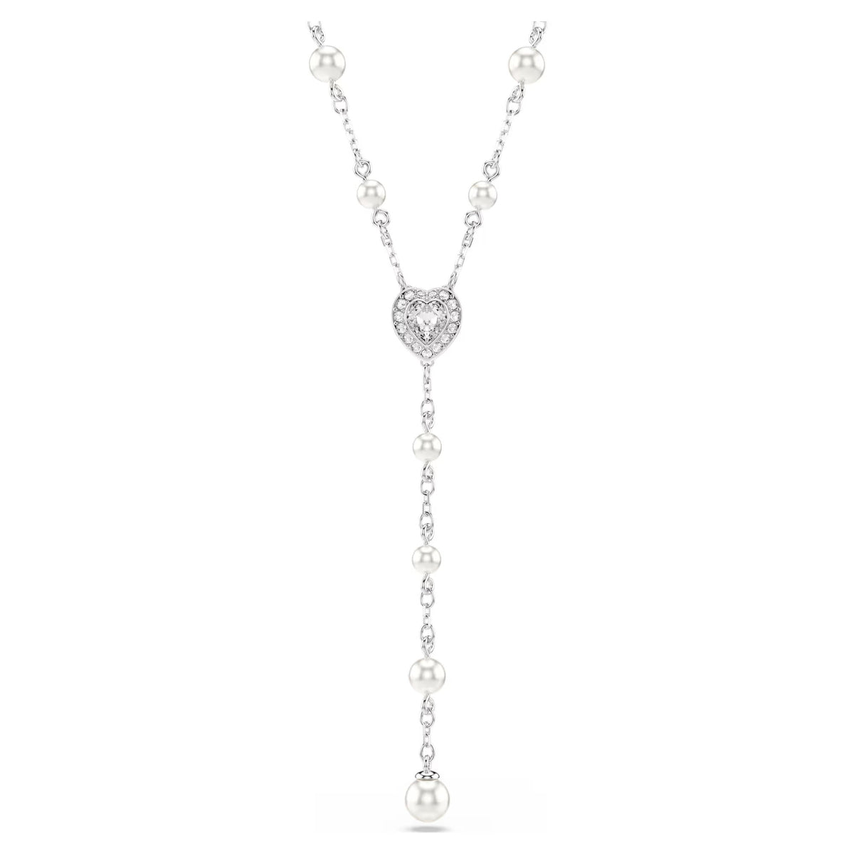 Petra Silver Heart Pearl Necklace