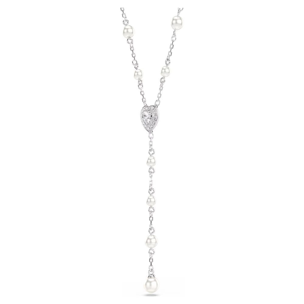 Petra Silver Heart Pearl Necklace