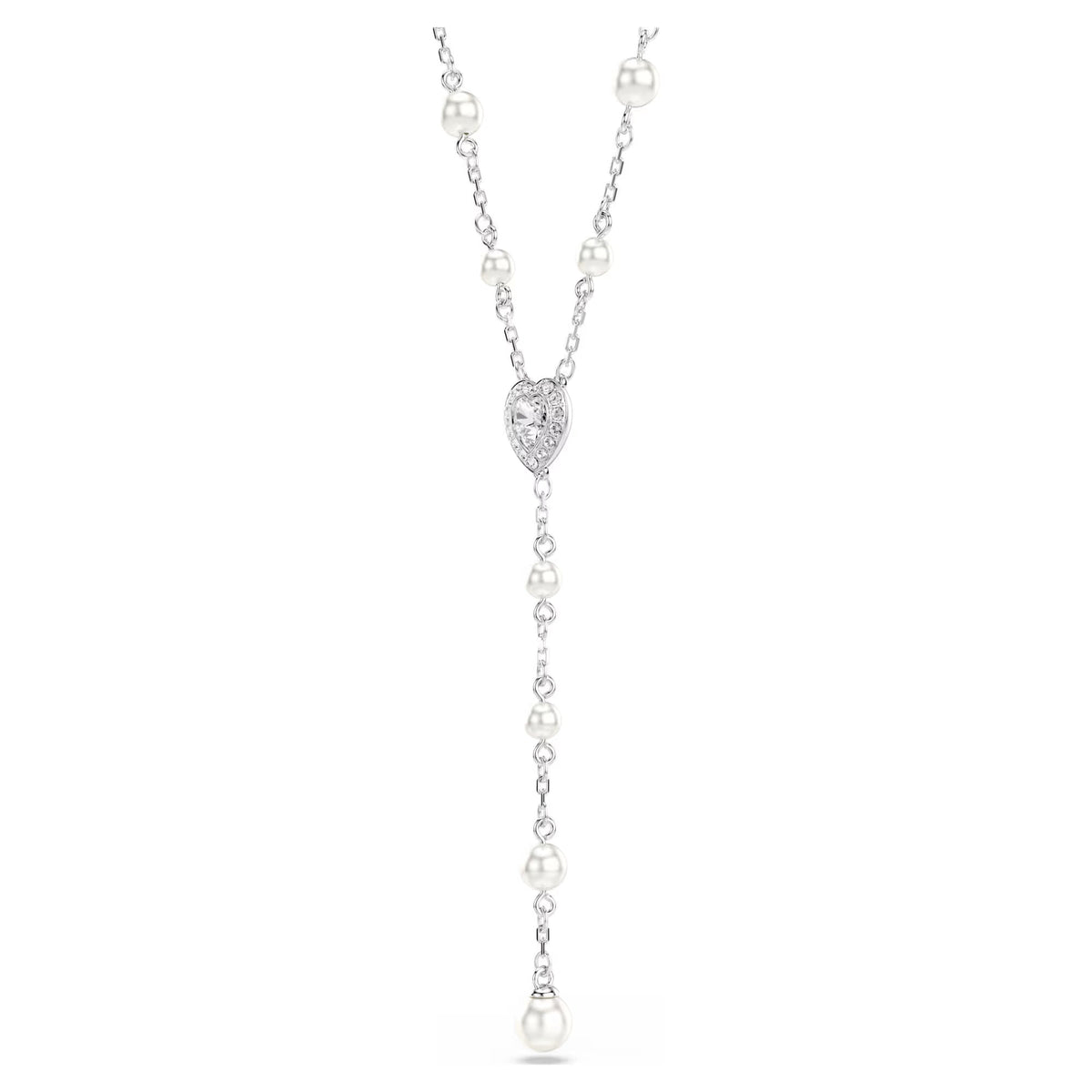 Petra Silver Heart Pearl Necklace