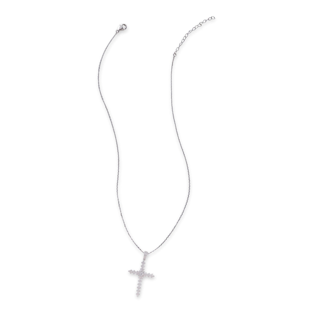 Philina White Cross Necklace