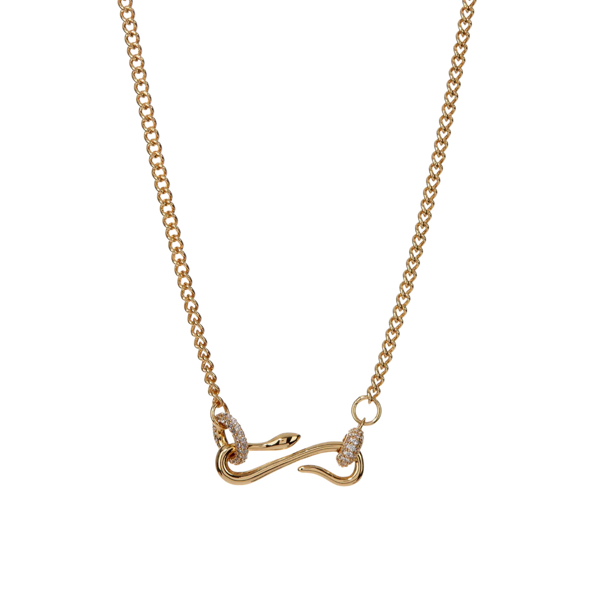 Philippine 14K Gold Snake Necklace