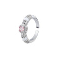 Philomène Pink Cushion Open Ring