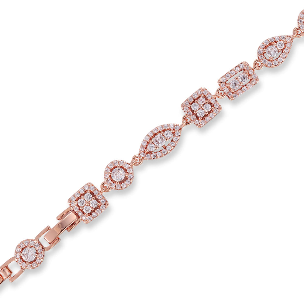Rabea 14K Rose Gold Mixed shape Bracelet