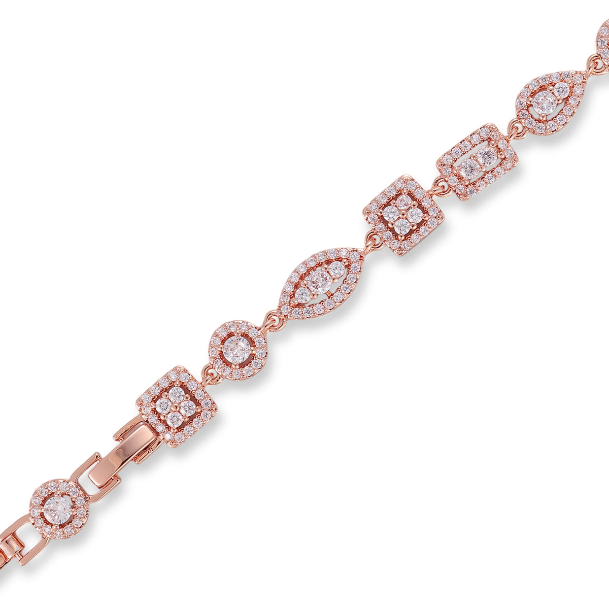 Rabea 14K Rose Gold Mixed shape Bracelet