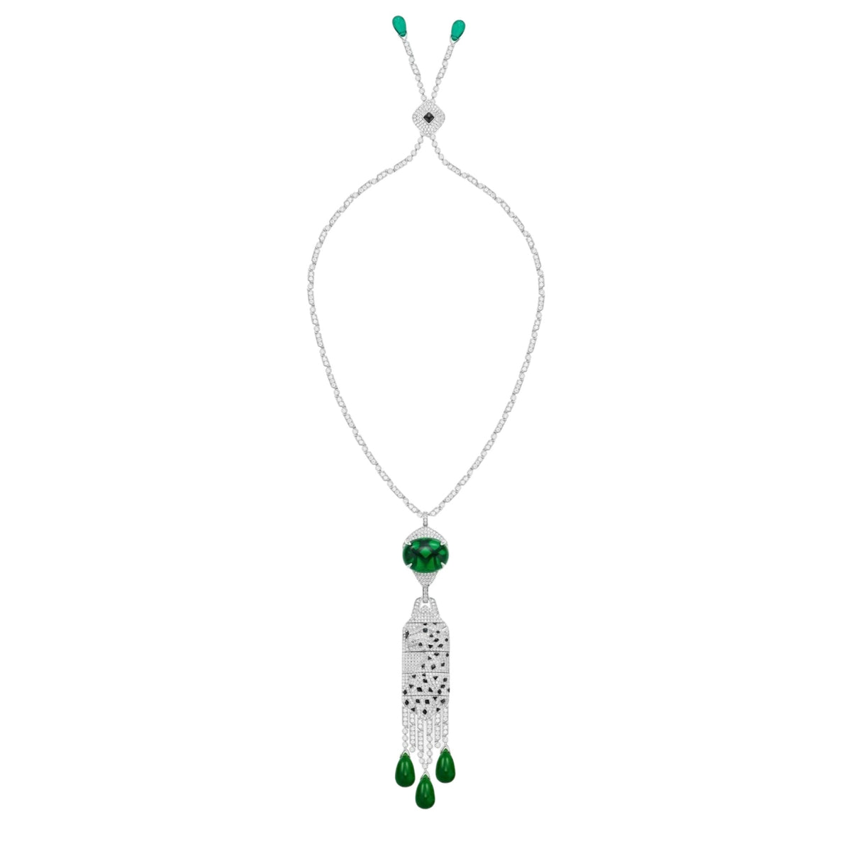 Radwina Oval Tassel Necklace