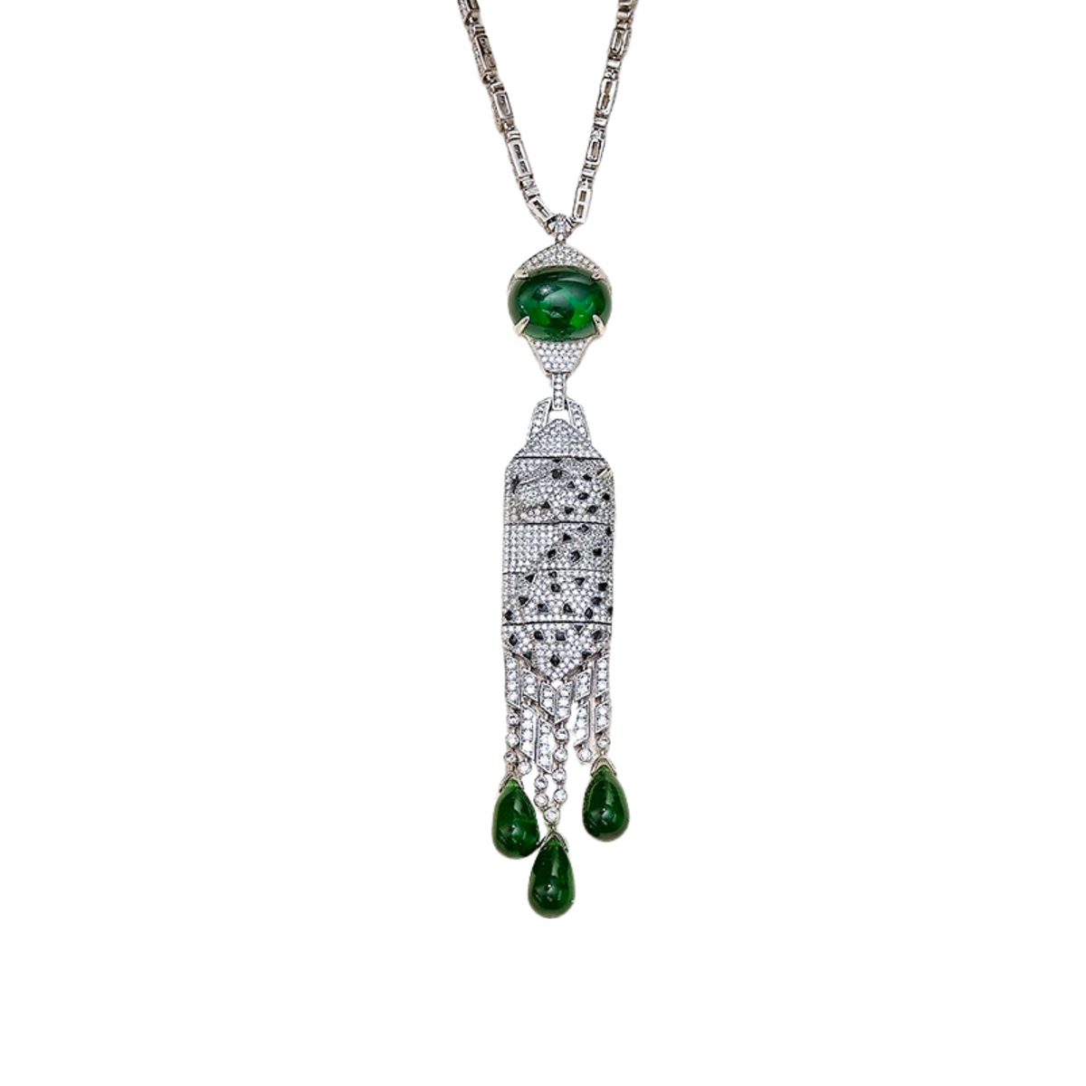 Radwina Oval Tassel Necklace