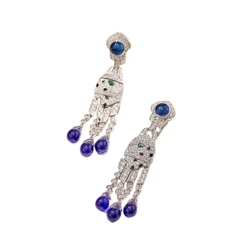 Radwina Round Tassel Drop Earrings