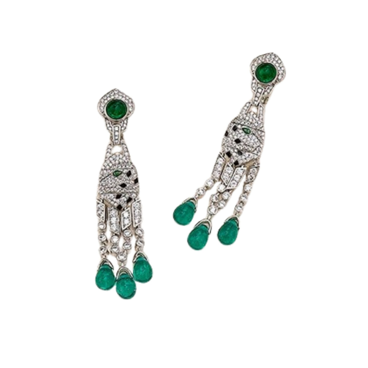 Radwina Round Tassel Drop Earrings
