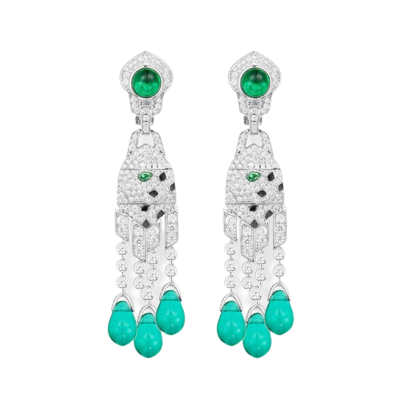Radwina Round Tassel Drop Earrings