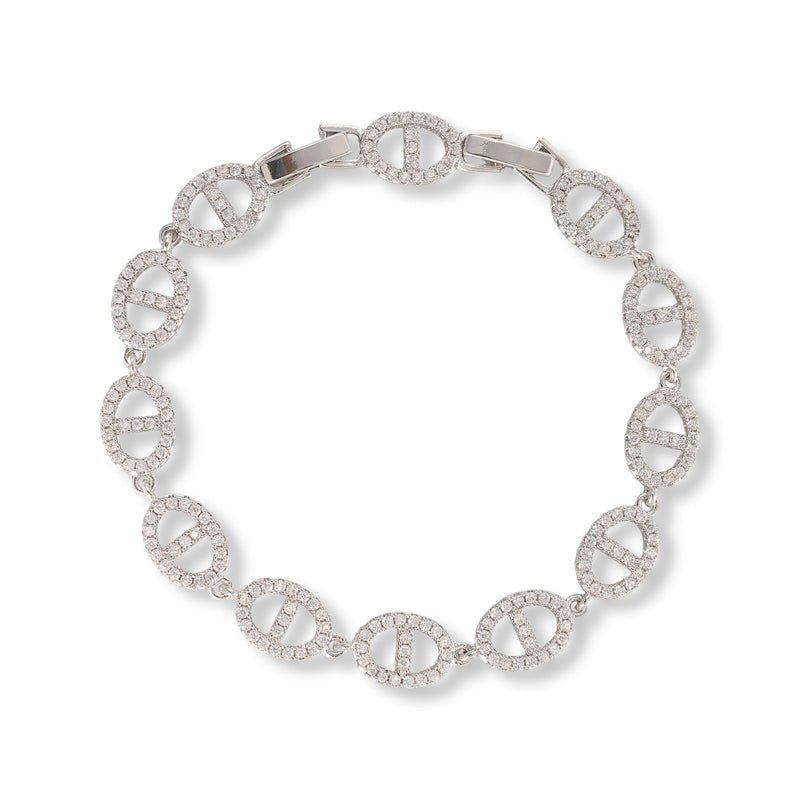 Rebekka 14K Gold Small Oval Link Bracelet