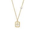 Renate 14K Gold Initial Letter Necklace