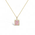 Renée Elegant 18K Gold Pink Necklace