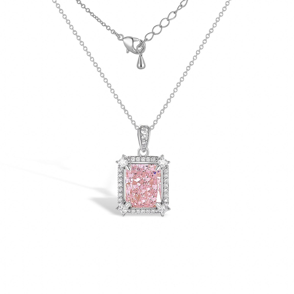 Renée Modern White Radiant Necklace