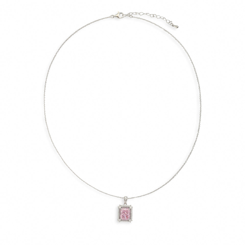 Renée Modern White Radiant Necklace