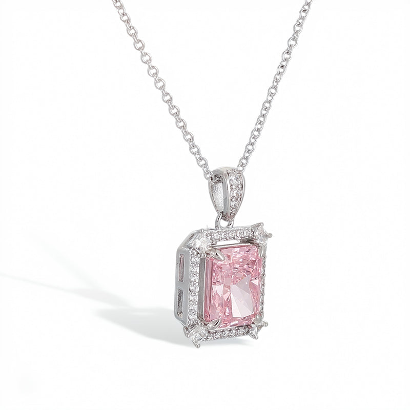 Renée Modern White Radiant Necklace