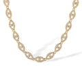 Richlind 14K Gold Marquise Link Necklace