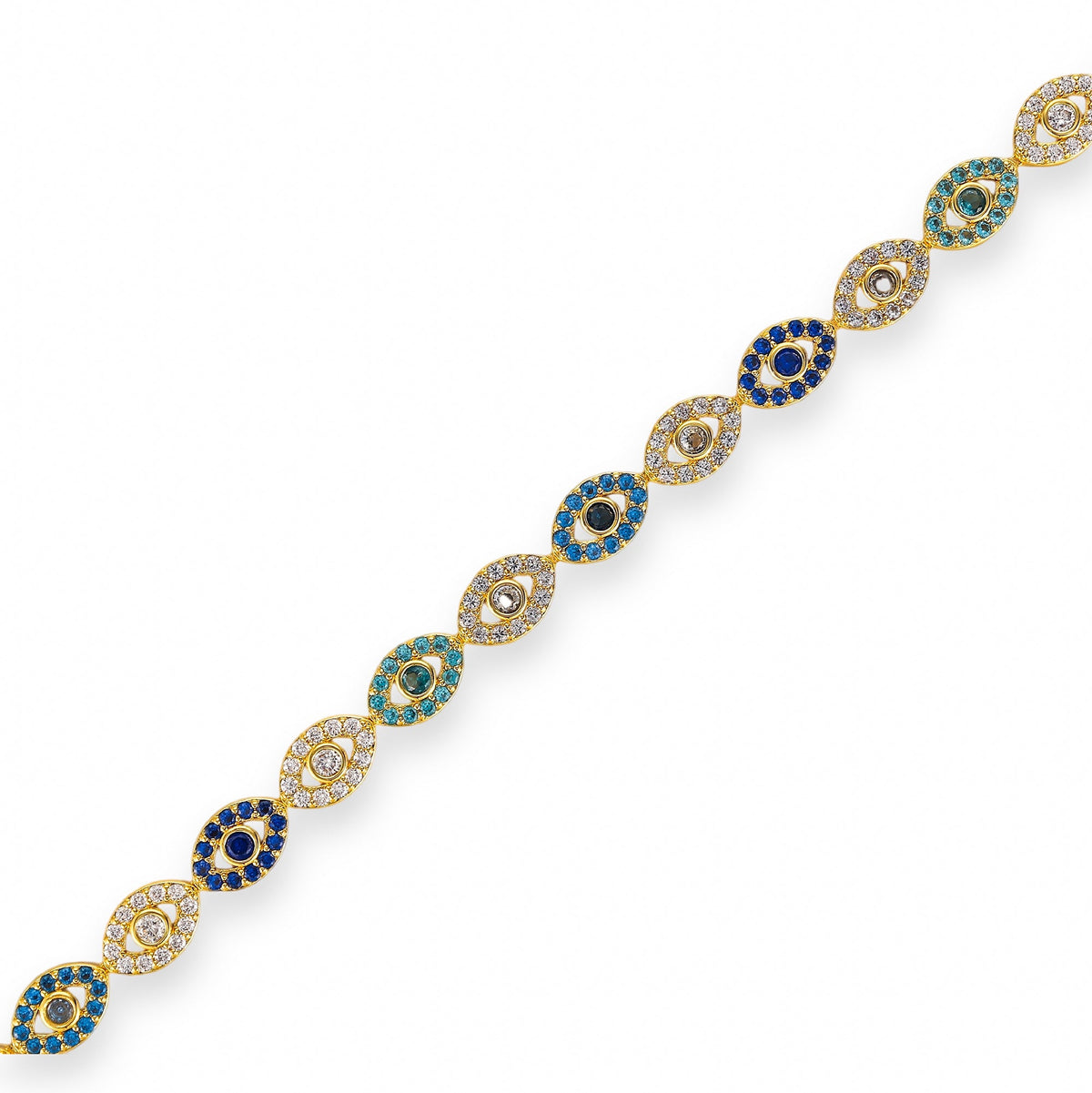 Richlind Multicolor Marquise Link Bracelet