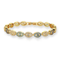 Richlind Multicolor Marquise Link Bracelet