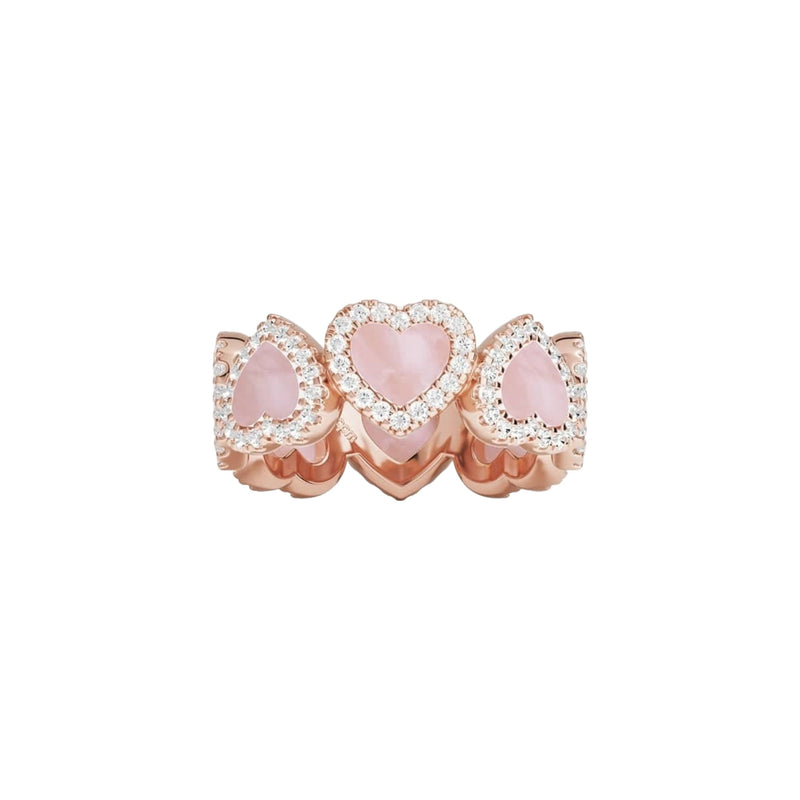 Romy Pink Heart Ring