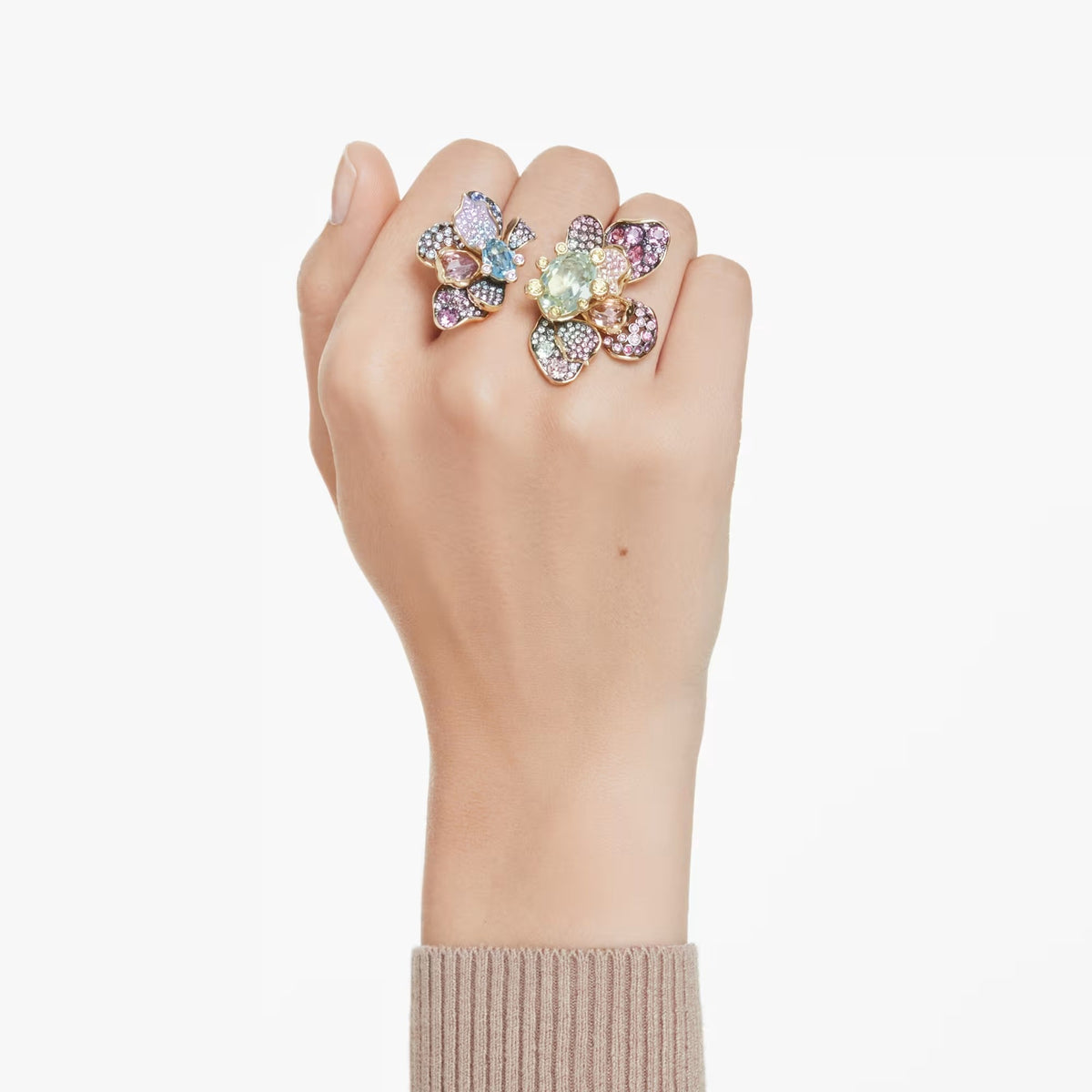 Ronja Multicolor Floral Open Ring