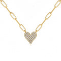 Rosalie 14K-Gold Heart Necklace