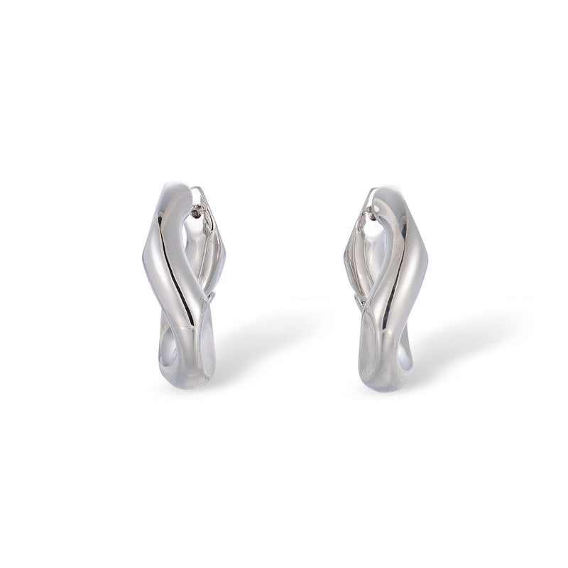 Rosalie 14K Gold Curve Hoop Earrings