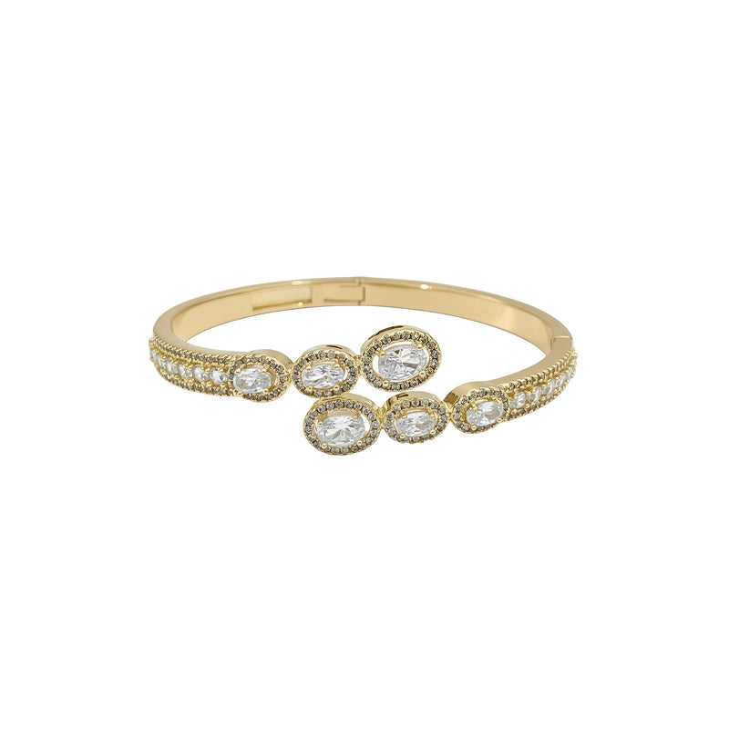 Roswitha Oval Open Bangle
