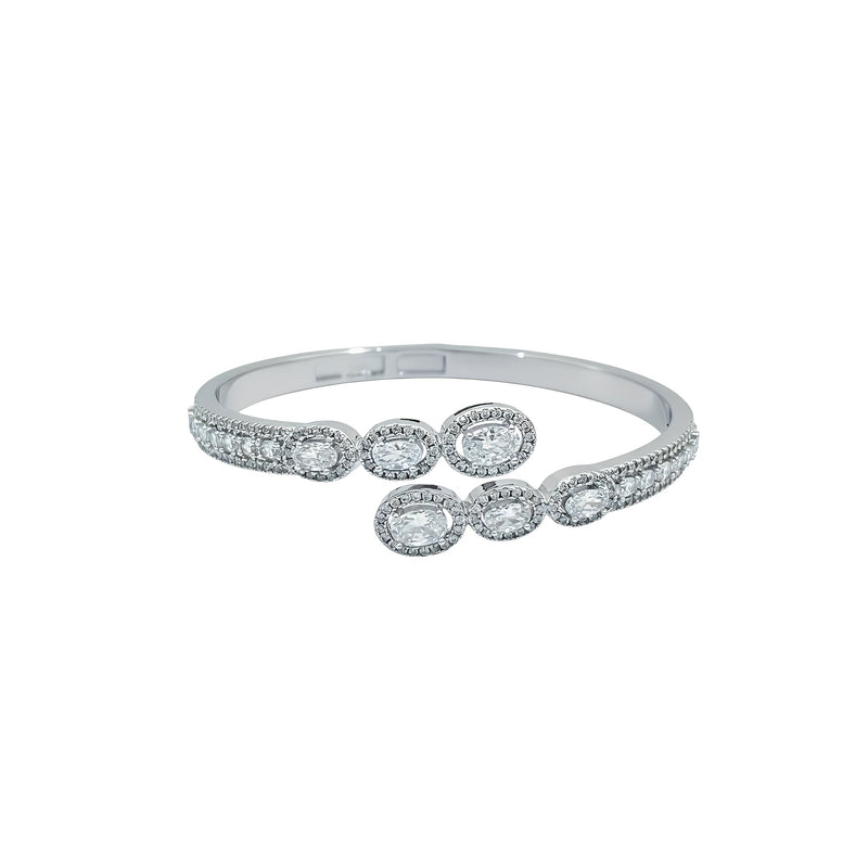 Roswitha Oval Open Bangle