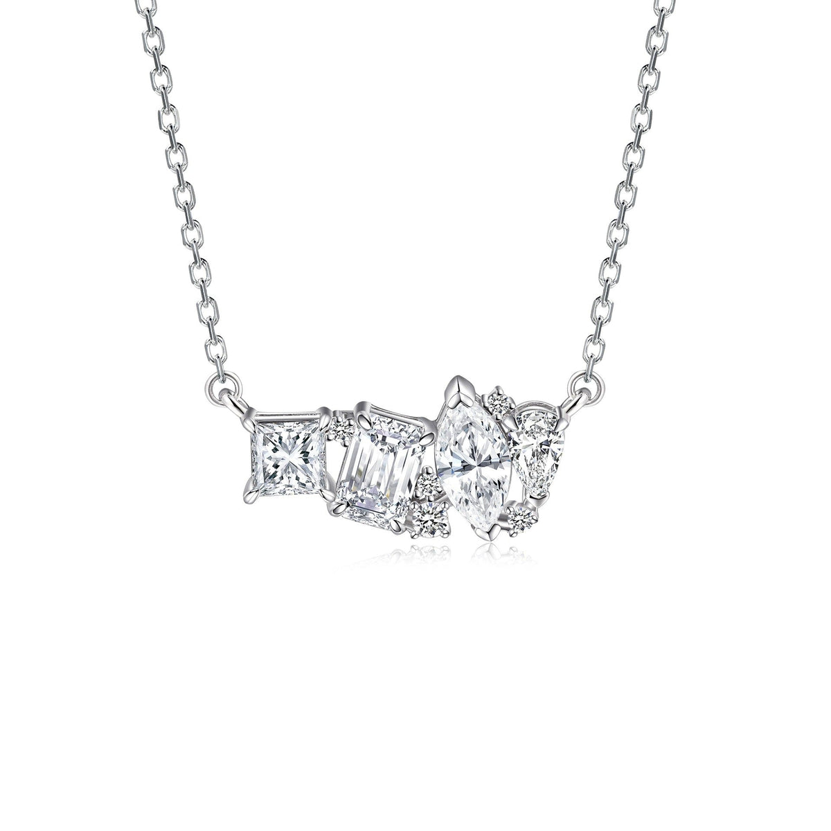Roxelane White Necklace